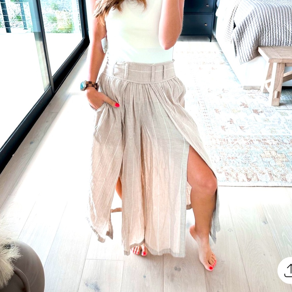 NWT Free People Lunar Cove Wide-Leg Pants